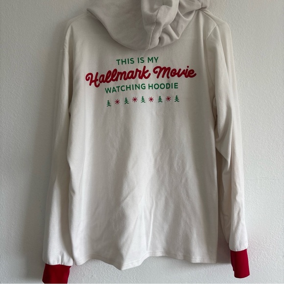 Hallmark Channel Christmas This Is My Movie Watching Hoodie Sweatshirt Size XL - Picture 1 of 4